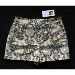 M Missoni Black & Grey Patterned Shorts 4 (40) NEW